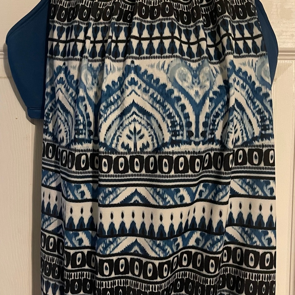 Cacique Blue and Black Swimwear